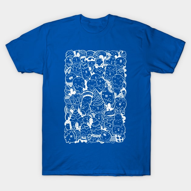 Ice Cream Doodle T-Shirt by MEDZ